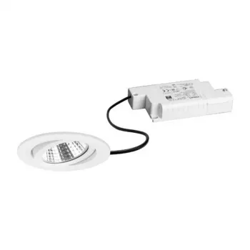 Brumberg 39363173 BB03 kerek LED beépíthető spot fehér 6W 230V fázislevágásos dimmelhető dönthető
