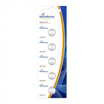 MEDIARANGE MRBAT133 CR1216 3V lítium gombelem (5-ös csomag)