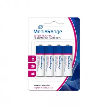 MEDIARANGE MRBAT144 szén-cink AA elem 1,5V 4-es csomag