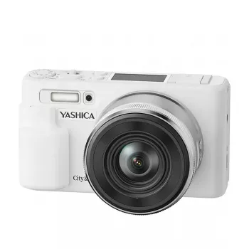 Yashica City 200 digitális kompakt fényképezőgép, 10x optikai zoom, fehér