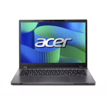 Acer TravelMate TMP214-55-G2-TCO-58UX 14 inch WUXGA Intel Core 5 120U 16 GB RAM 512 GB SSD Intel Iris Xe Graphics Windows 11 Pro szürke angol háttérvilágítású billentyűzet