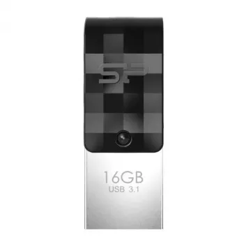 Silicon Power Mobile C31 USB pendrive 16GB USB 3.1 Gen 1 / USB-C fekete