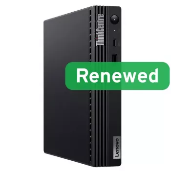 Lenovo ThinkCentre M70q Tiny asztali PC, Intel Core i5-10400T, 8GB RAM, 256GB SSD, Intel UHD Graphics 630, Windows 11 Pro, felújított, B osztály