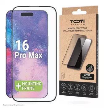 TOTI PREMIUM prémium Tempered Glass 3D képernyővédő Full Cover Apple iPhone 16 Pro Max készülékhez