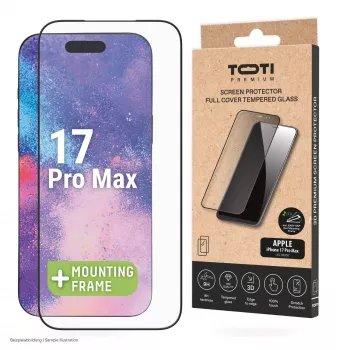TOTI PREMIUM prémium Tempered Glass 3D képernyővédő Full Cover Apple iPhone 17 Pro Max készülékhez