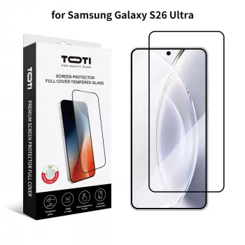 TOTI PREMIUM Tempered Glass 2.5D képernyővédő Full Cover Samsung Galaxy S26 Ultra készülékhez