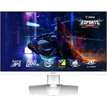 MSI MAG 274QRFW E20 27 inch WQHD 200Hz Rapid IPS gamer monitor, fehér (sérült csomagolás)