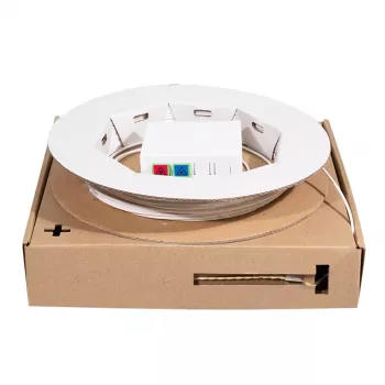 LOGILINK FTTH csatlakozódoboz - 2 x SC/APC simplex csatlakozó - 50 m csatlakozókábellel