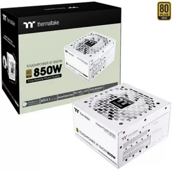 Thermaltake Toughpower XT Snow 850W ATX 3.1 80 PLUS Gold teljesen moduláris tápegység