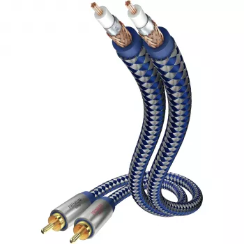 in-akustik prémium audiokábel RCA-RCA, 5,0 m