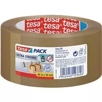 Tesa Ultra Strong csomagolószalag 66m x 50mm barna PVC