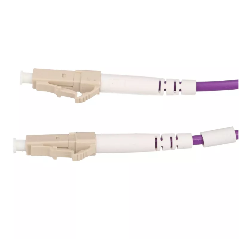 Extralink LC/UPC–LC/UPC patchkábel, multimód OM4 duplex, 1 m