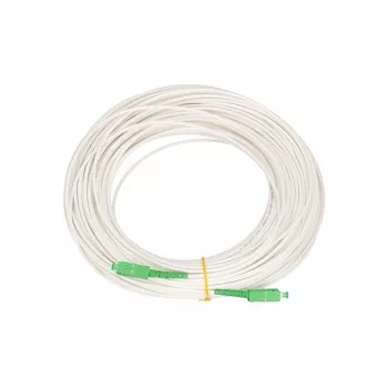 Extralink patchkábel SC/APC–SC/APC, LSOH, egymódusú, simplex, G.657A2, 3 mm, 15 m, fehér