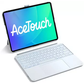 INATECK Keyboard Ace Touch iPad 13 kompatibilis QWERTZ kék