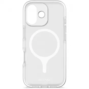Decoded DropTec átlátszó hátlap iPhone 17-hez MagSafe-dzsel (Frosted White)