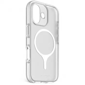 Decoded DropTec átlátszó hátlap iPhone 17-hez MagSafe-dzsel (Frosted White)