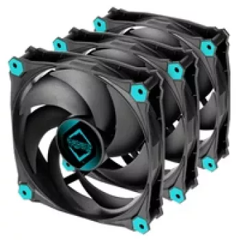 Iceberg Thermal IceGALE Silent 120mm fekete házventilátor 3 darabos csomag