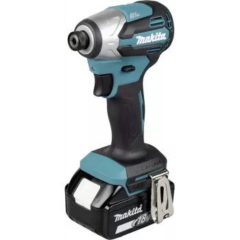 Makita DTD158RTJ 18V LXT kefe nélküli ütvecsavarozó-készlet 2x 5,0 Ah akkumulátorral, töltővel és Makpac-kofferrel