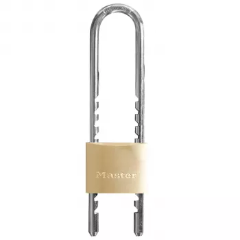 Master Lock 1950EURDCC állítható kengyeles lakat 50 mm tömör sárgaréz test kulcsos zár