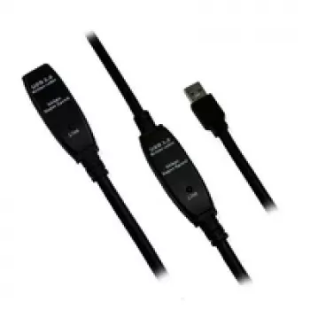 MCL Samar MC923AMF/A-15M USB 3.2 Gen 1 kábel - 15 m - USB-A - USB-A - fekete