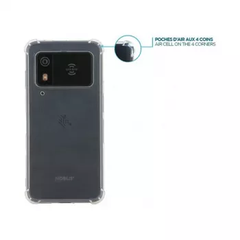 Mobilis R Series átlátszó puha táska Zebra EM45-höz