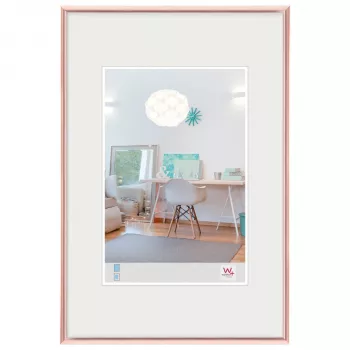 Walther New Lifestyle 10x15 cm műanyag képkeret rózsaarany KV015Y