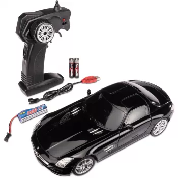 Carson RC 1:24 Mercedes-Benz SLS AMG 2.4G 100% RTR fekete