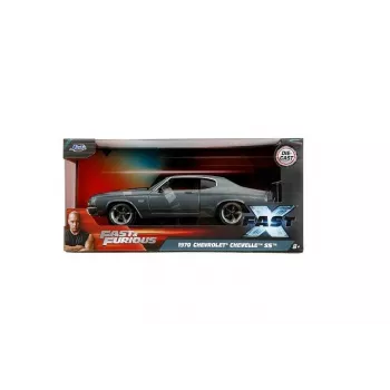 Jada Toys Fast & Furious 1970 Chevrolet Chevelle SS 1:24 die-cast modellautó - Gunmetal Grey