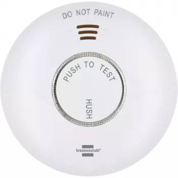 Brennenstuhl Connect WiFi RM A 3020 okos füstérzékelő app-vezérléssel, elemes, 120 mm x 36 mm, fehér