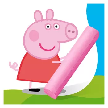 STAEDTLER Junior utcai kréta Peppa Pig 6 darab kartoncsomagolásban