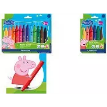 STAEDTLER Noris Junior filctoll Peppa Pig 12 darabos csomag