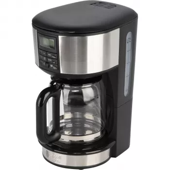 Russell Hobbs Buckingham 20680-56 félautomata szűrőkávéfőző, 1,25 l, 1000 W, fekete/ezüst
