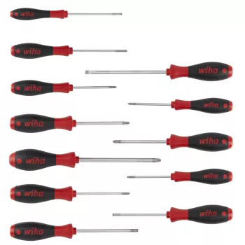 Wiha csavarhúzókészlet SoftFinish 12 részes lapos PH PZ TORX (302HK12)