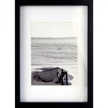NIELSEN DESIGN Aura képkeret fekete 21x29,7 cm fa paszpartuval 1121000