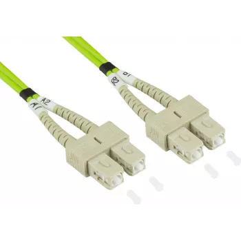 GoodConnections LW-802SC5 üvegszál patch kábel 2 m LSZH OM5 SC/SC duplex zöld