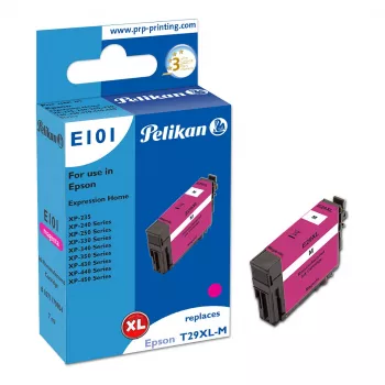 Pelikan E101 kompatibilis tintapatron bíbor High Yield (XL) Epson XP-450 XP-440 XP-430 XP-350 XP-340 XP-330 XP-250 XP-240 XP-235 - 1 darabos csomag