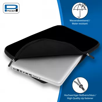 PEDEA notebook hüvely 14,1 inch (35,8 cm), fekete
