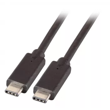 EFB USB 3.2 Gen 1 SuperSpeed kábel, USB-C dugó USB-C dugóra, 3A, 5Gbps, 2m, fekete