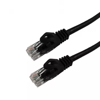 Grafenthal CAT6 U/UTP CU LSZH patchkábel 1,00 m fekete