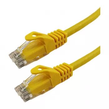 Grafenthal Cat6a U/UTP CU LSZH patchkábel 0,25 m sárga