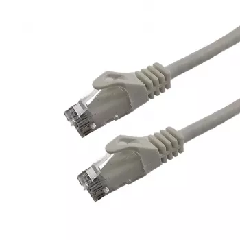 Grafenthal CAT6 S/FTP CU patchkábel 0,5m szürke LSZH snagless RJ45