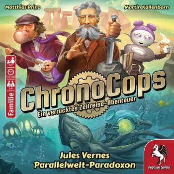 Pegasus Spiele ChronoCops – Jules Verne párhuzamos világ paradoxona