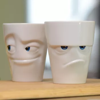 FIFTYEIGHT PRODUCTS FIFTYEIGHT fülű bögre 350ml - Grumpy - Movie Edition