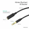 ShiverPeaks audio jackkábel mini flex