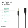 ShiverPeaks audio jackkábel mini flex