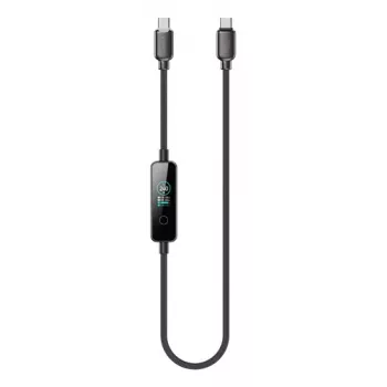 4smarts ScreenCord 240W USB-C - USB-C kábel 1,2m fekete