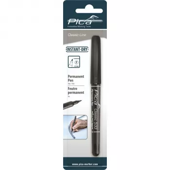 PICA-MARKER Pica állandó toll, 0,7 mm fekete, egyes csomagolás