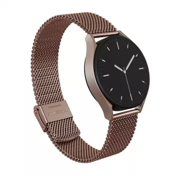 BURGA Metal Mesh Elegance univerzális óraszíj 22 mm rózsaarany