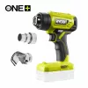 RYOBI One+ 18V akkumulátoros hőlégfúvó R18HG-0 (készülék akkumulátor nélkül) - 250°C/460°C, 170 L/min