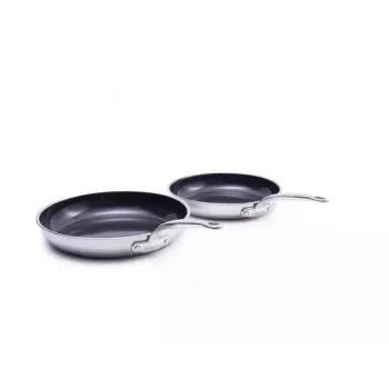 GreenPan Barcelona Pro 2 részes serpenyőkészlet 24+28 cm fekete